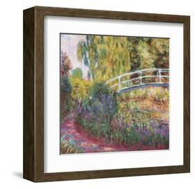 The Japanese Bridge-Claude Monet-Framed Art Print