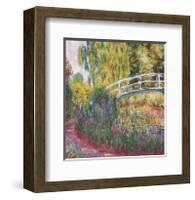 The Japanese Bridge-Claude Monet-Framed Art Print