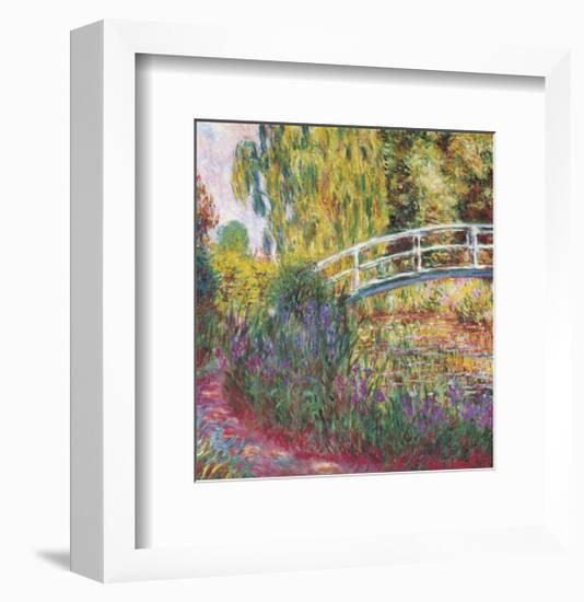 The Japanese Bridge-Claude Monet-Framed Art Print