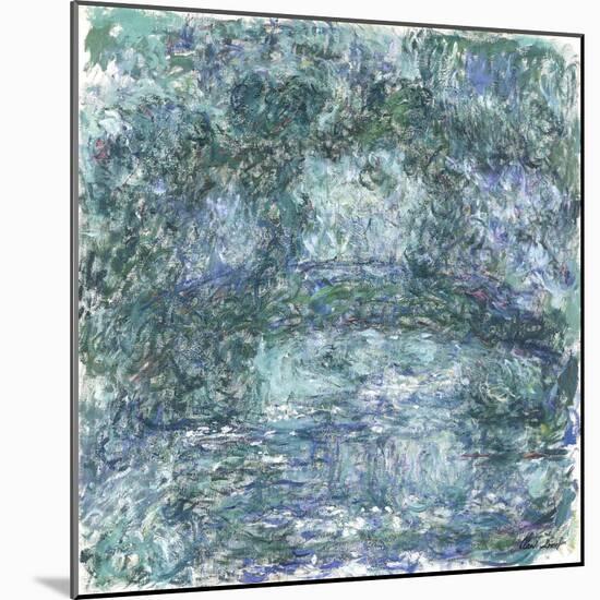 The Japanese Bridge-Claude Monet-Mounted Giclee Print