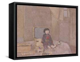 The Japanese Doll, 1920S (Oil on Canvas)-Gwen John-Framed Stretched Canvas