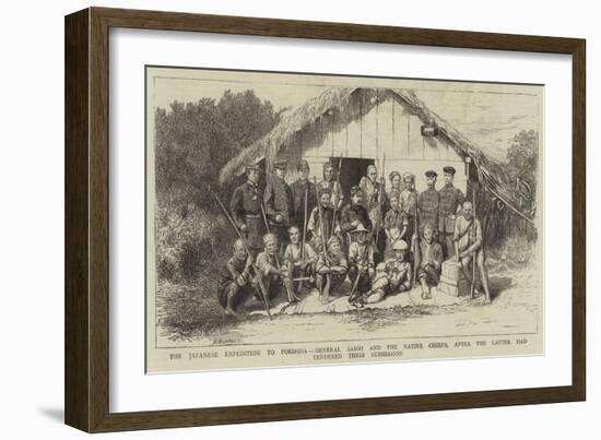 The Japanese Expedition to Formosa-null-Framed Giclee Print