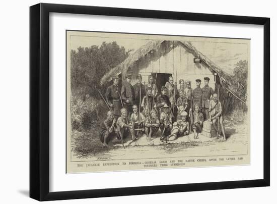 The Japanese Expedition to Formosa-null-Framed Giclee Print