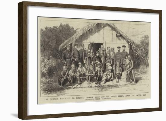 The Japanese Expedition to Formosa-null-Framed Giclee Print