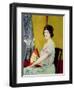 The Japanese Fan, 1914-William Strang-Framed Giclee Print