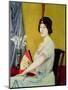 The Japanese Fan, 1914-William Strang-Mounted Giclee Print