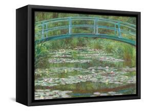 The Japanese Footbridge, 1899-Claude Monet-Framed Stretched Canvas