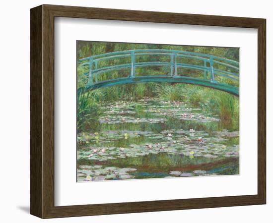 The Japanese Footbridge, 1899-Claude Monet-Framed Giclee Print