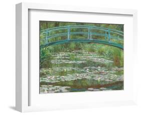 The Japanese Footbridge, 1899-Claude Monet-Framed Giclee Print