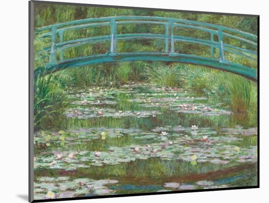 The Japanese Footbridge, 1899-Claude Monet-Mounted Giclee Print