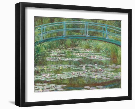 The Japanese Footbridge, 1899-Claude Monet-Framed Giclee Print