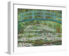 The Japanese Footbridge, 1899-Claude Monet-Framed Giclee Print