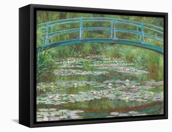 The Japanese Footbridge, 1899-Claude Monet-Framed Stretched Canvas