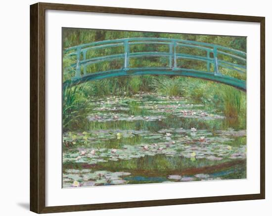 The Japanese Footbridge, 1899-Claude Monet-Framed Giclee Print