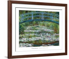 The Japanese Footbridge, c.1899-Claude Monet-Framed Art Print