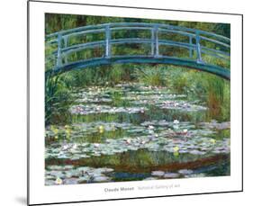 The Japanese Footbridge, c.1899-Claude Monet-Mounted Art Print