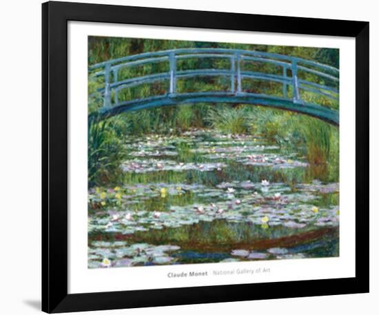 The Japanese Footbridge, c.1899-Claude Monet-Framed Art Print