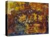 The Japanese Footbridge, c.1920 (oil on canvas)-Claude Monet-Stretched Canvas