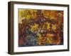 The Japanese Footbridge, c.1920 (oil on canvas)-Claude Monet-Framed Giclee Print