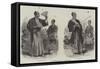 The Japanese Jugglers at St Martin's Hall-null-Framed Stretched Canvas