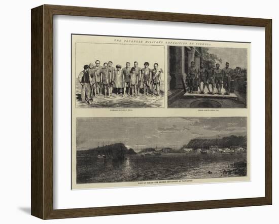 The Japanese Military Expedition to Formosa-null-Framed Giclee Print