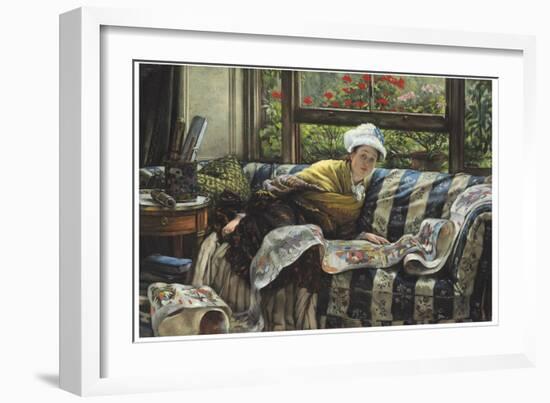 The Japanese Scroll-James Tissot-Framed Giclee Print