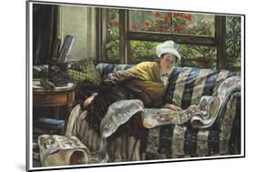 The Japanese Scroll-James Tissot-Mounted Giclee Print