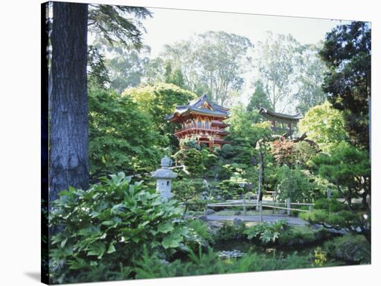The Japanese Tea Garden, Golden Gate Park, San Francisco, California, USA-Fraser Hall-Stretched Canvas