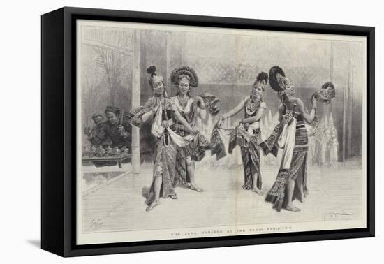 The Java Dancers at the Paris Exhibition-Emile Antoine Bayard-Framed Stretched Canvas