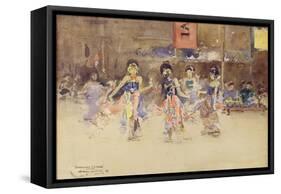 The Javanese Dancers, 1889-Arthur Melville-Framed Stretched Canvas