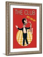 The Jazz Club-Sara Pierce-Framed Art Print