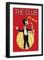 The Jazz Club-Sara Pierce-Framed Art Print