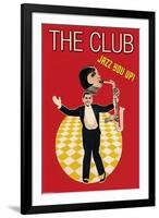 The Jazz Club-Sara Pierce-Framed Art Print