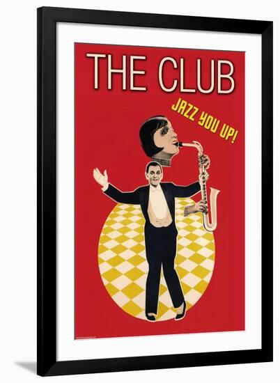 The Jazz Club-Sara Pierce-Framed Art Print