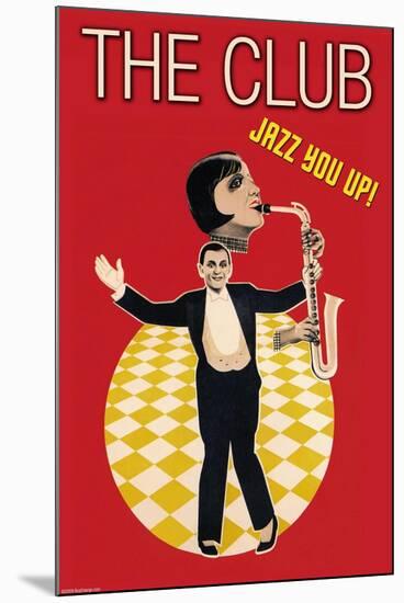 The Jazz Club-Sara Pierce-Mounted Art Print