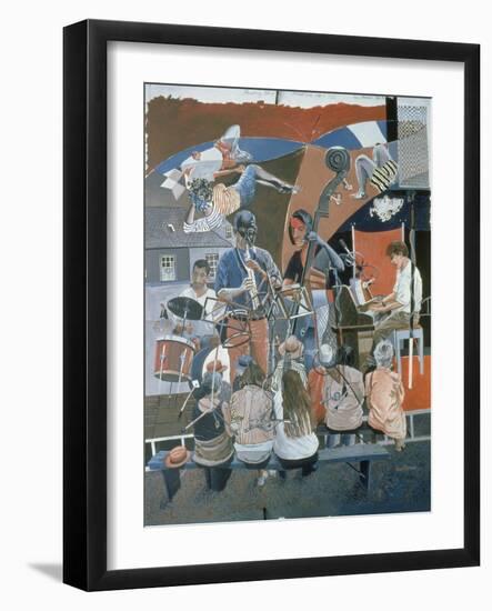 The Jazz Quartet, 1994-Huw S. Parsons-Framed Premium Giclee Print