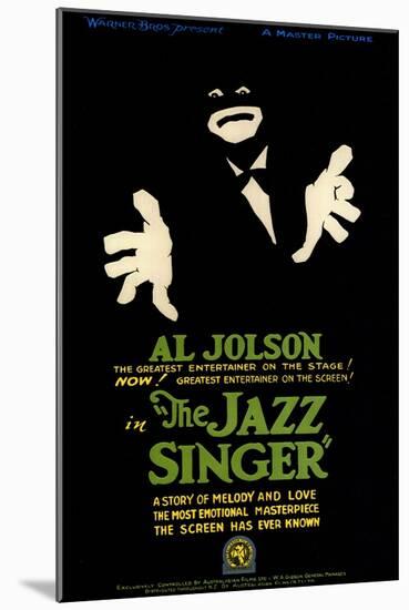 The Jazz Singer, 1927-null-Mounted Art Print