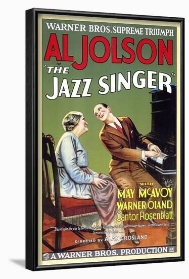 The Jazz Singer, 1927-null-Framed Art Print