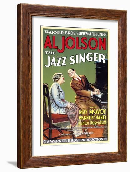 The Jazz Singer, 1927-null-Framed Art Print