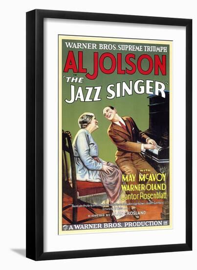 The Jazz Singer, 1927-null-Framed Art Print