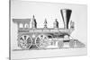 The 'JB Turner' Locomotive, 1867-null-Stretched Canvas