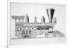 The 'JB Turner' Locomotive, 1867-null-Framed Giclee Print