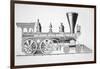 The 'JB Turner' Locomotive, 1867-null-Framed Giclee Print