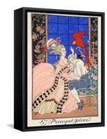 The Jealous Parrot, 1919-Georges Barbier-Framed Stretched Canvas