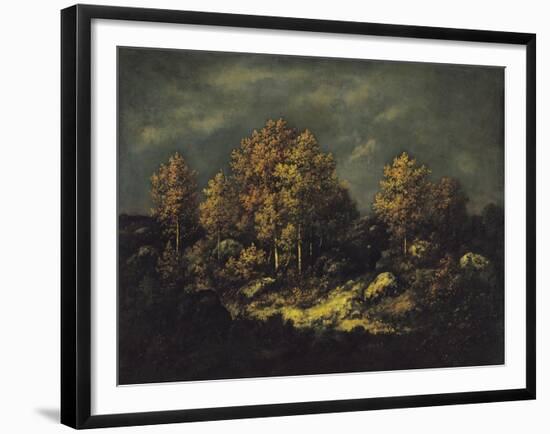 The Jean De Paris Heights in the Forest of Fontainebleau, 1867-Narcisse Virgile Diaz de la Pena-Framed Giclee Print