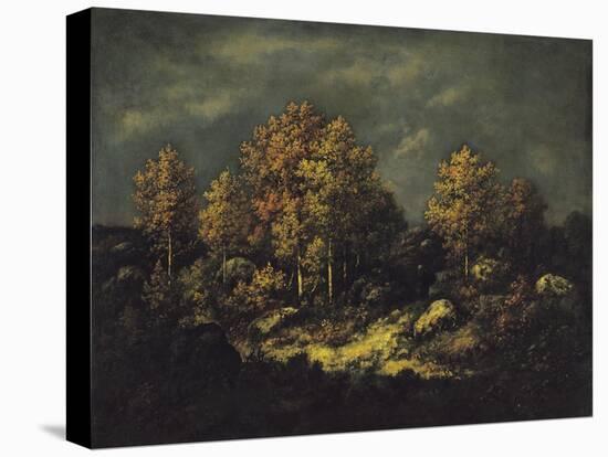 The Jean De Paris Heights in the Forest of Fontainebleau, 1867-Narcisse Virgile Diaz de la Pena-Stretched Canvas