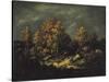 The Jean De Paris Heights in the Forest of Fontainebleau, 1867-Narcisse Virgile Diaz de la Pena-Stretched Canvas