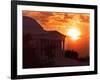 The Jefferson Memorial is Seen at the End of a Record High Temperature Day-null-Framed Photographic Print