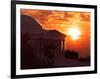 The Jefferson Memorial is Seen at the End of a Record High Temperature Day-null-Framed Photographic Print