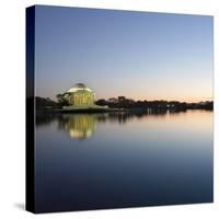The Jefferson Memorial-Ron Chapple-Stretched Canvas